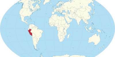 পেরু দেশ বিশ্বের মানচিত্র